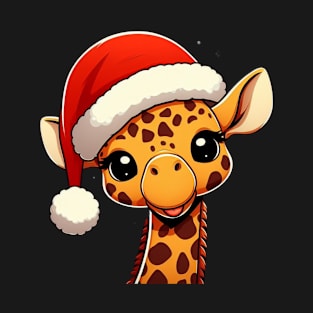 christmas giraffe T-Shirt