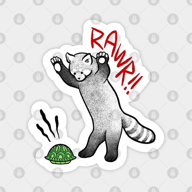 Rawr! Magnet by Blanche Draw