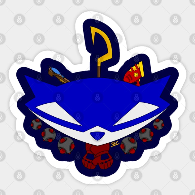 Sly Cooper Gang Extended Sticker for Sale by Swisskid