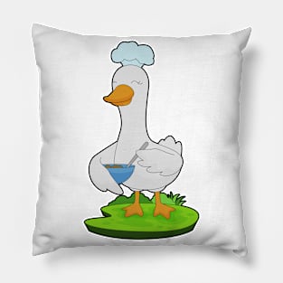 Duck Chef Bowl Pillow