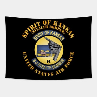 B2 - Spirit of Kansas Stealth Bomber Tapestry