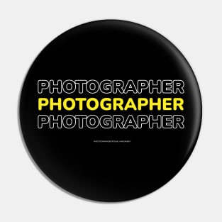 Modern Typography for Photographer Pin