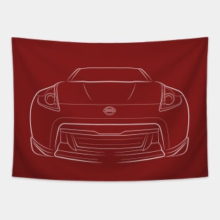 Nissan 370Z - front stencil, white Tapestry