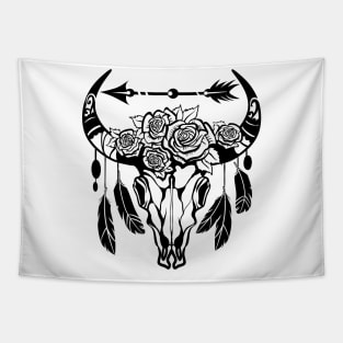 Cow Skull Tapestry