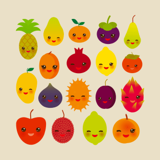 Cute Kawaii Fruits T-Shirt