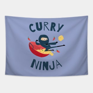 Curry Ninja Tapestry