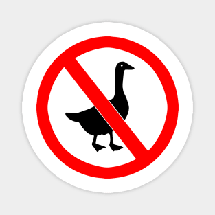 No Goose Untitled Video Game Design Magnet