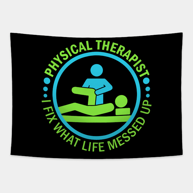 Physical therapist Tapestry by Caskara