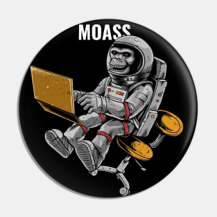 HODL For MOASS Ape Trading From Space Pin