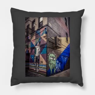 Graffiti Manhattan SoHo Street Art NYC Pillow