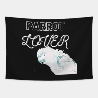 macaw parrot lover quote Tapestry