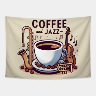 Coffee and Jazz Tapestry