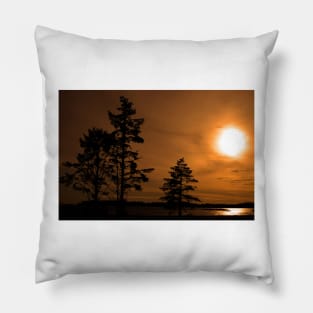 Sunset Long Beach Tofino Vancouver Island Canada Pillow