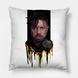 Killmonger - Dripping Gold Pillow