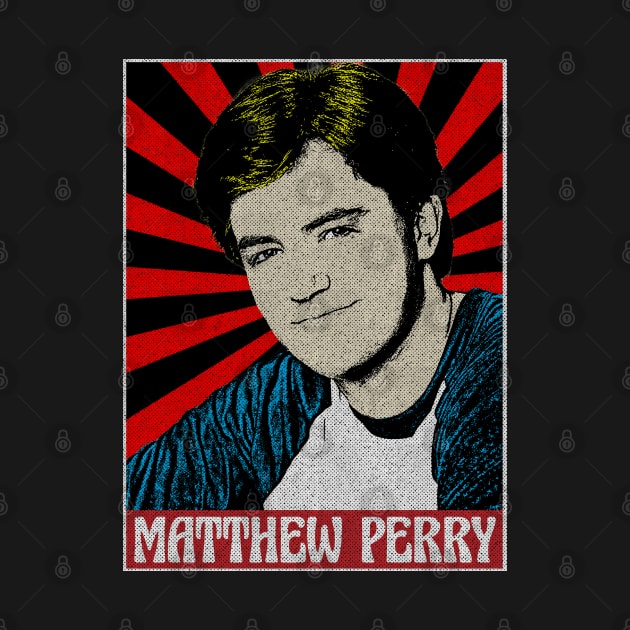 Matthew Perry 80s Pop Art Fan Art by Motor Lipat