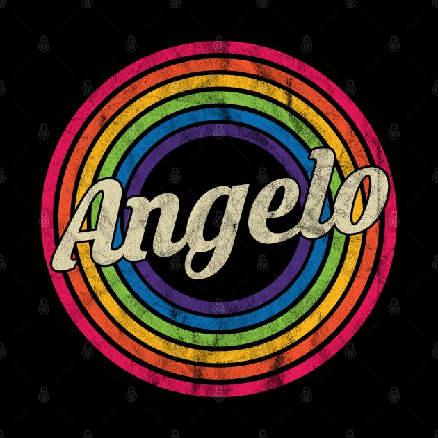 Angelo - Retro Rainbow Faded-Style by MaydenArt