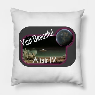 Visit Beautiful Altair IV Pillow