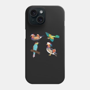 Nice Artwork showing a Mandarin Duck III Phone Case