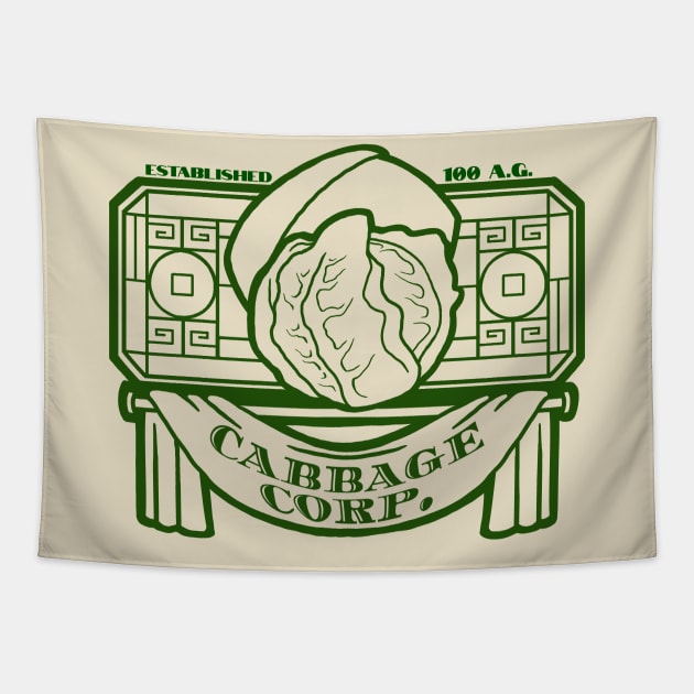 Avatar Cabbage Corp (Light) Tapestry by ConfusionCafé