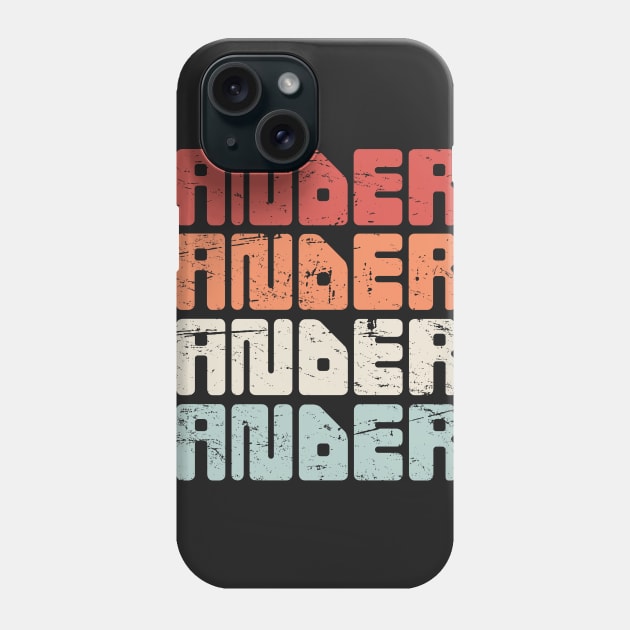 Retro 70s YANDERE Anime Text Phone Case by MeatMan