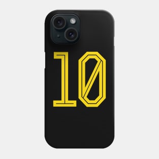 Yellow 10 Phone Case