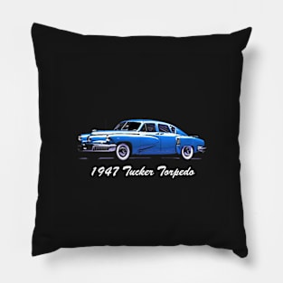 1947 Tucker Torpedo Vintage Retro Classic Car Pillow