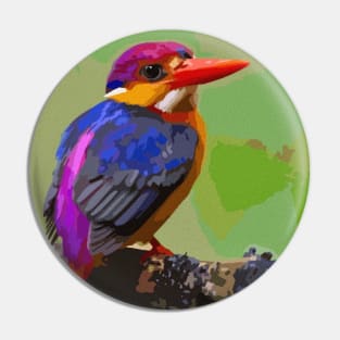 Dwarf Kingfisher Pin