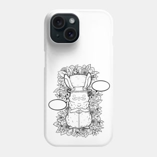 Top Hat Bunny Phone Case