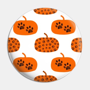 Pumpkins with paws Pin