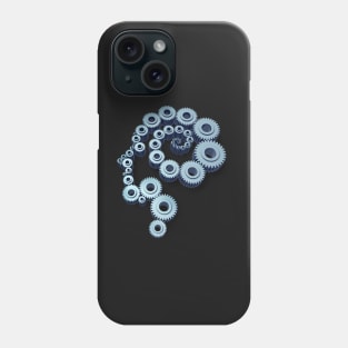 Head Made of Gears Phone Case