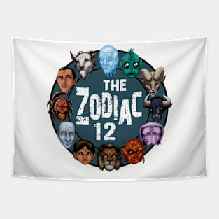 The Zodiac 12 Tapestry