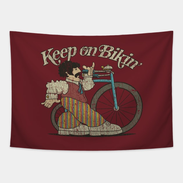 Keep on Bikin' 1971 Tapestry by JCD666