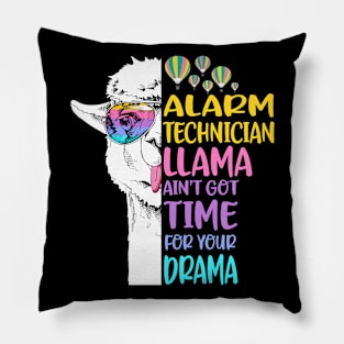 Alarm Technician Llama Pillow