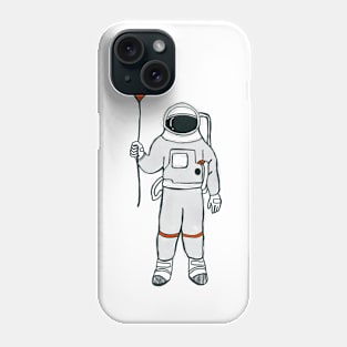 Astronaut love loving astronaut galaxy stars star paradise Phone Case