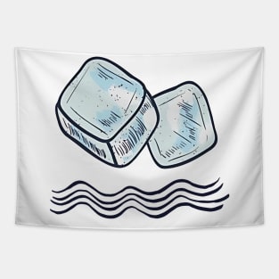 Wim Hof Inspired, Iceman, Ice Baths Tapestry