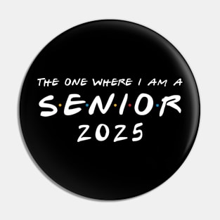 Retro Class of 2025 Senior Graduation Vintage Funny Seniors 2025 Pin