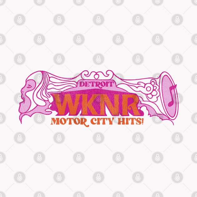 Retro WKNR FM / Detroit Rock Radio Station by darklordpug