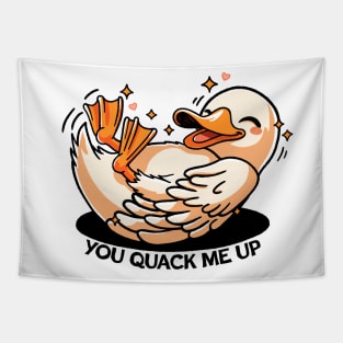 You quack me up duck Tapestry