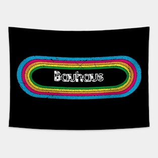 bauhaus ll rainbow retro Tapestry