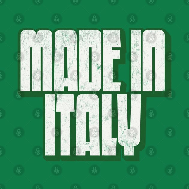 Made In Italy / Retro Typography Design by DankFutura