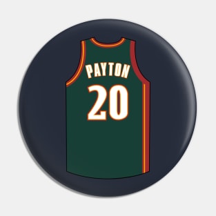 Gary Payton Seattle Supersonics Jersey Qiangy Pin