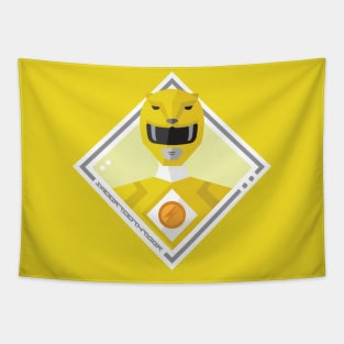 Yellow Saber-tooth Tiger Ranger Tapestry