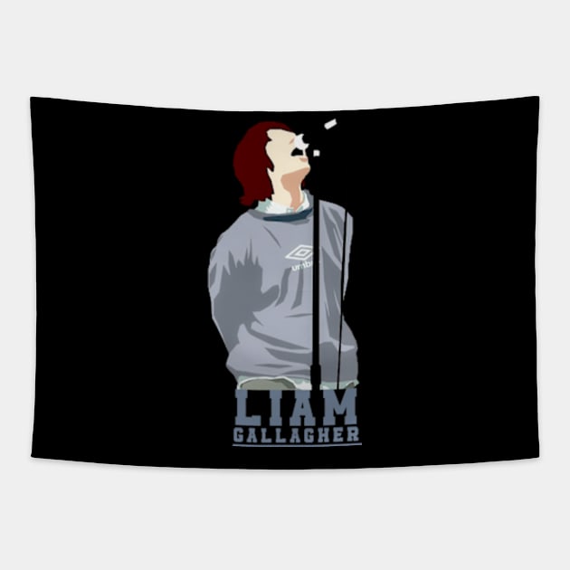 Liam Gallagher Scream Tapestry by cindo.cindoan