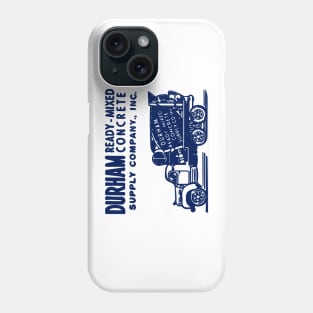 Retro Vintage Durham NC Concrete Phone Case