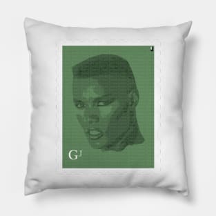 Grace Jones Stamp Pillow