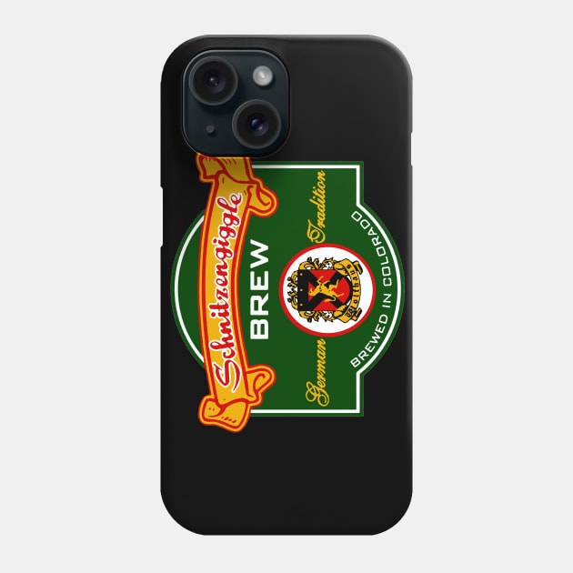 Schnitzengiggle Brew Phone Case by thedeuce