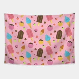 Sweet Treat Ice Cream Chocolate Tasty Cold Cone Stick Gift Tapestry