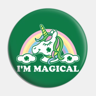 I'm Magical Lucky Unicorn Pin