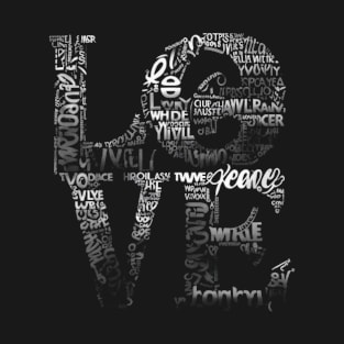 Love Wordle 2 T-Shirt