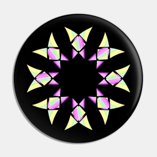 Yellow and pink star Pin